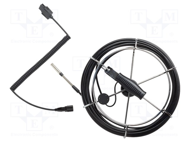 Boroscope probe with camera; Len: 20m; Probe dia: 9mm; IP68