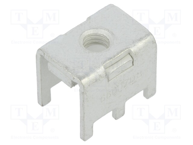 Straight; Plating: tinned; THT,screw terminal; Contacts: copper