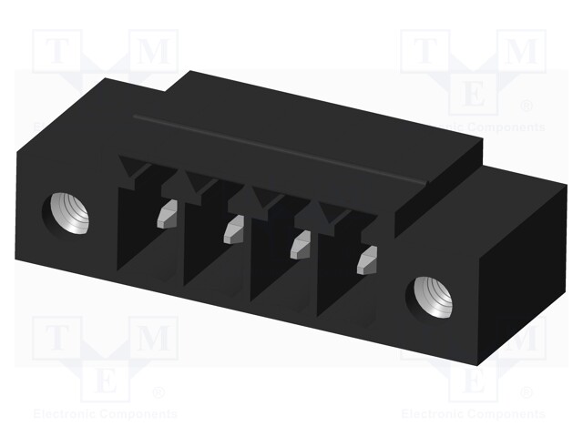 Connector: pluggable terminal block; socket; male; on PCBs