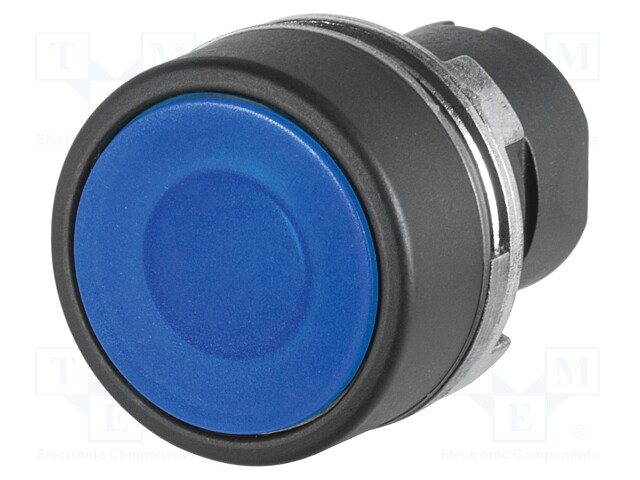 Switch: push-button; 22mm; Stabl.pos: 2; blue; IP65; flat; 46; Pos: 2