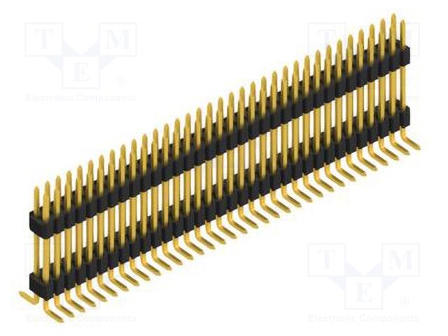 Connector: pin strips; pin header; male; PIN: 68; 1.27mm; SMT; 2x34