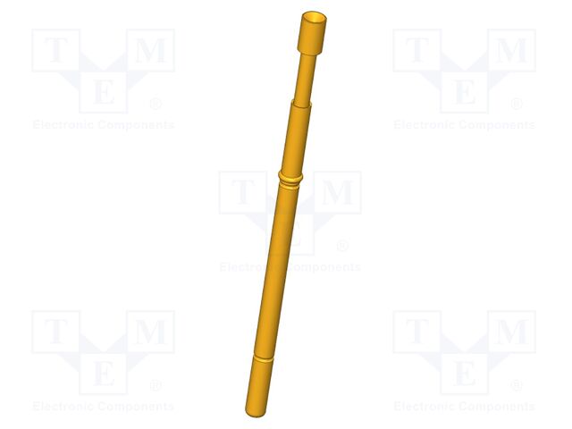 Test needle; Operational spring compression: 4mm; 5A; Ø: 2mm; 1.5N