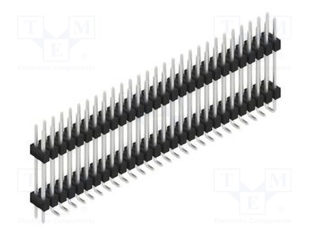 Connector: pin strips; pin header; male; PIN: 56; 2.54mm; SMT; 2x28