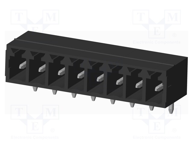 Connector: pluggable terminal block; socket; male; on PCBs