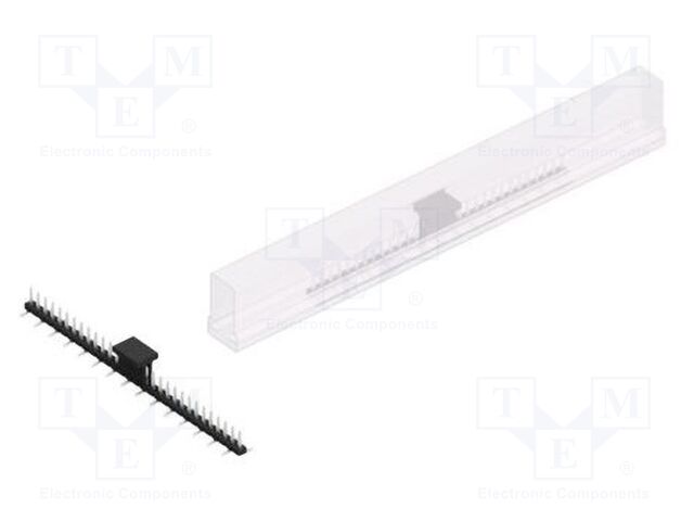 Connector: pin strips; pin header; male; PIN: 30; 2mm; SMT; 1x30