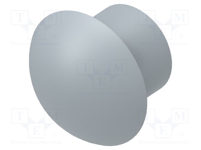 Stopper; polyamide; light grey; L: 17mm; -20÷100°C; Entrelec