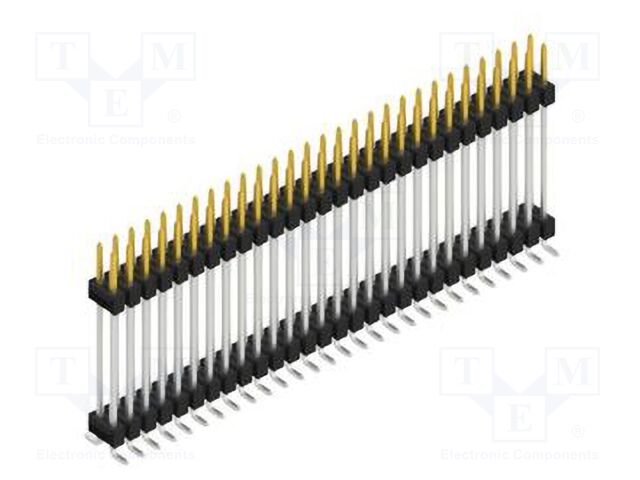 Connector: pin strips; pin header; male; PIN: 56; 2.54mm; SMT; 2x28