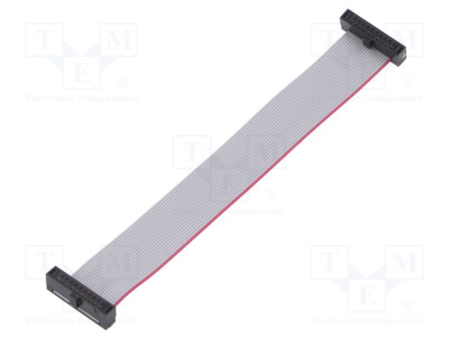 Ribbon cable with IDC connectors; Tape ph: 0.64mm; 101.6mm