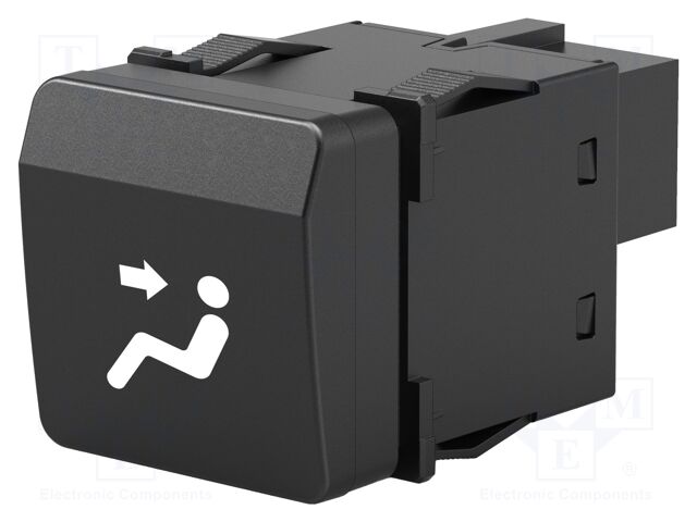 Switch: push-button; Pos: 2; SPST-NO; 0.05A/12VDC; OFF-(ON); 09