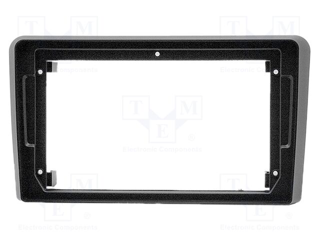 Radio frame; Audi; black; 9"
