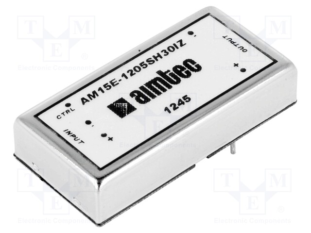 Converter: DC/DC; 15W; Uin: 9÷18V; 5VDC; Iout: 3A; 2"x1"; 33g