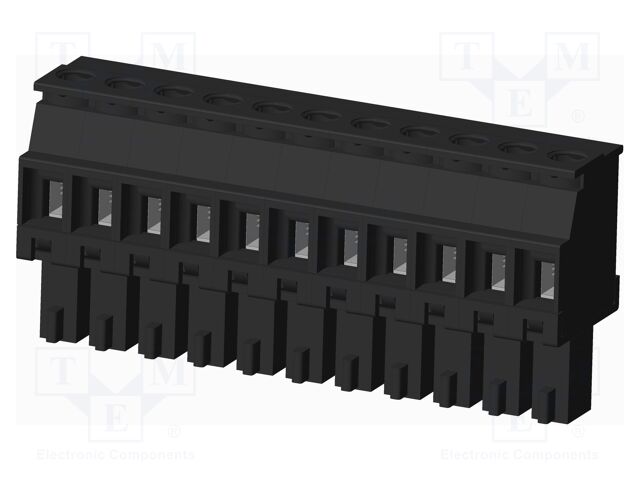 Connector: pluggable terminal block; plug; female; angled 90°