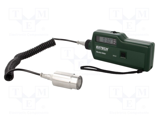 Vibrometer; 0,1÷199,9m/s2,0,1÷199,9mm/s; 0.01÷1.5kHz; Len: 0.2m