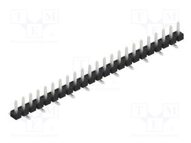 Connector: pin strips; pin header; male; PIN: 23; 2.54mm; SMT; 1x23