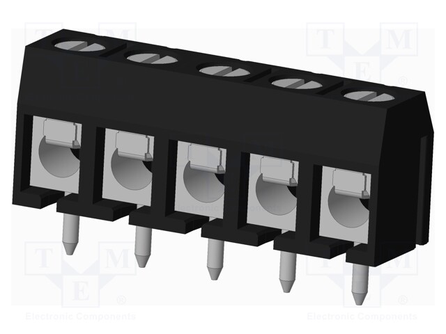 Connector: PCB terminal block; terminal; Plating: tinned; on PCBs