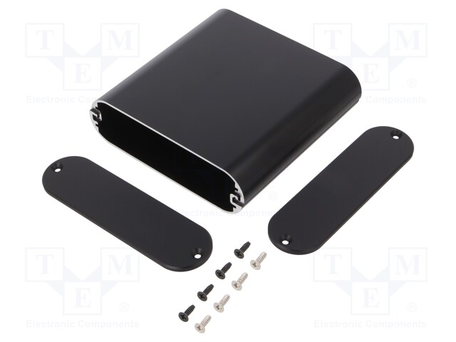 Enclosure: with panel; MXA; X: 110mm; Y: 112mm; Z: 30mm; aluminium