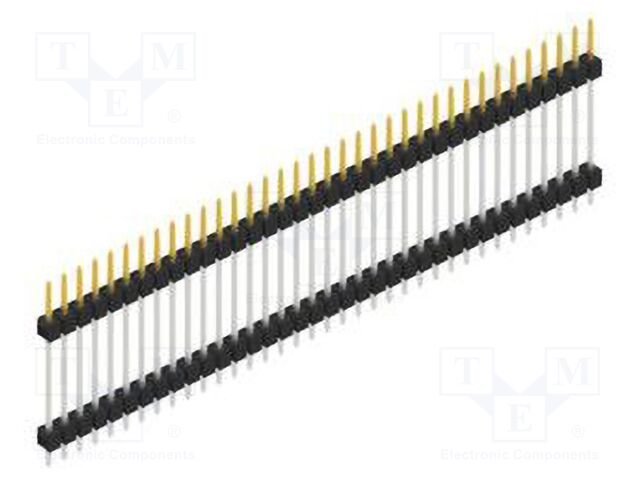 Connector: pin strips; pin header; male; PIN: 36; 2.54mm; THT; 1x36