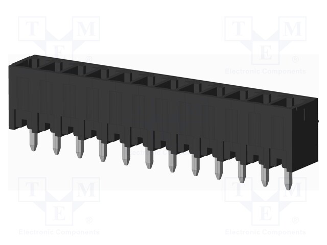 Connector: pluggable terminal block; socket; male; on PCBs