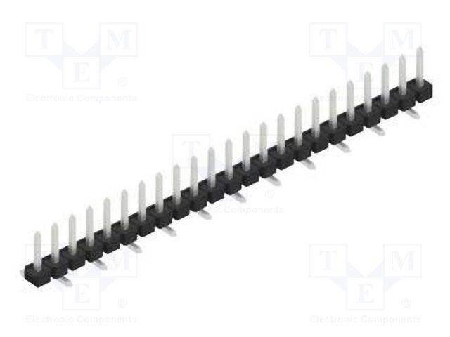 Connector: pin strips; pin header; male; PIN: 23; 2.54mm; SMT; 1x23