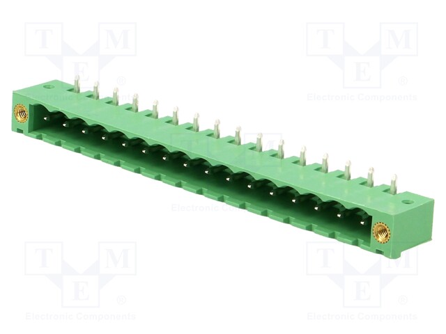 Pluggable terminal block; 5.08mm; ways: 16; angled 90°; socket