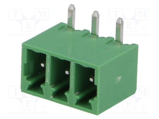 Pluggable terminal block; 3.81mm; ways: 3; angled 90°; socket