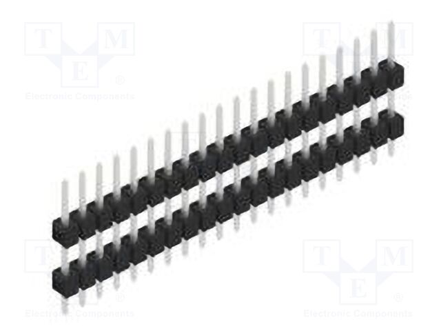 Connector: pin strips; pin header; male; PIN: 20; 2.54mm; THT; 1x20