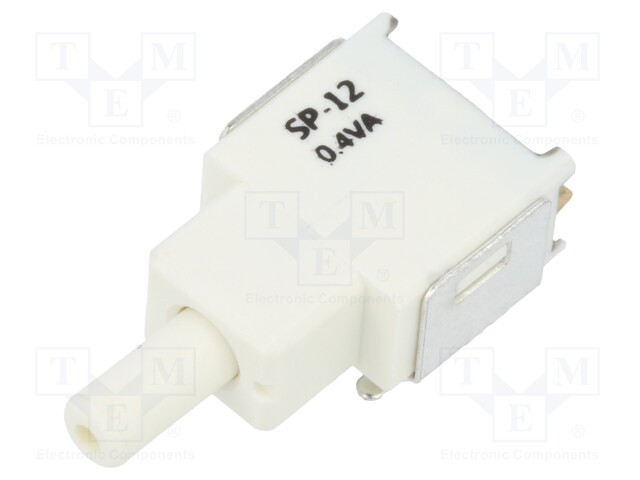 Switch: push-button; Pos: 2; 0.4A/28VAC; 0.4A/28VDC; Man.series: SP