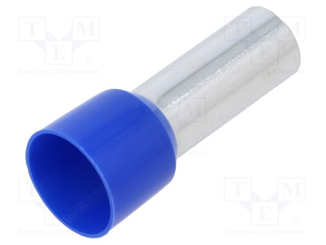 Tip: bootlace ferrule; insulated; copper; 50mm2; 25mm; tinned