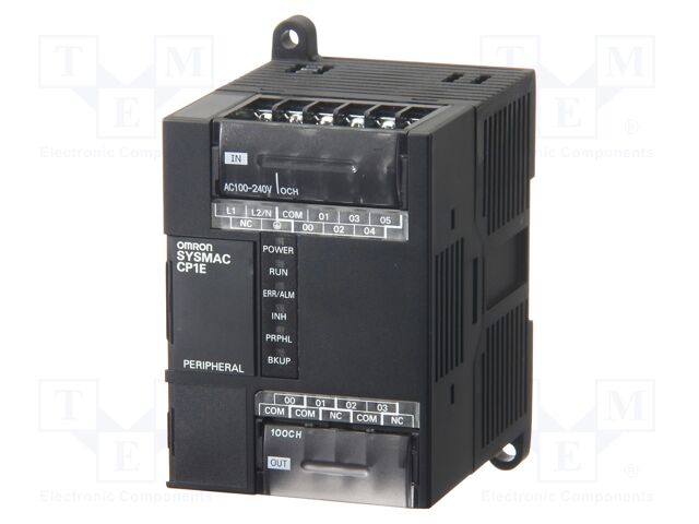 Module: PLC programmable controller; OUT: 4; IN: 6; CP1E; OUT 1: NPN