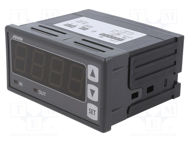 Module: process analogue calibrator; panel; 0÷50°C; 18÷265VAC