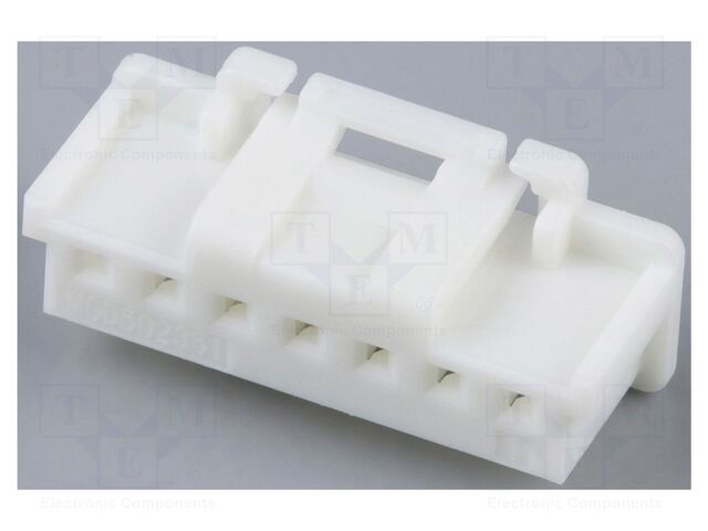 Plug; wire-board; female; Pico-SPOX; 2mm; PIN: 7; w/o contacts; 2.5A