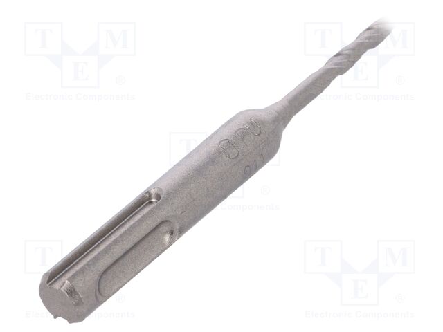 Drill bit; for concrete; Ø: 4mm; L: 110mm; metal; cemented carbide