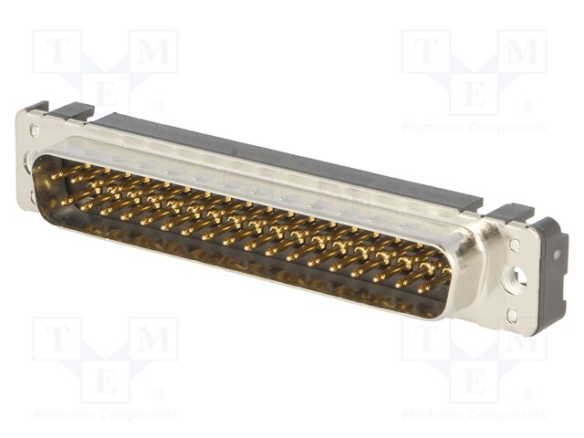 D-Sub; PIN: 37; socket; male; straight; THT; M3