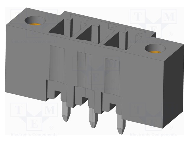 Connector: pluggable terminal block; socket; male; on PCBs