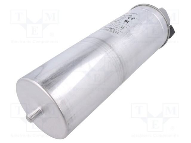 Capacitor: polypropylene; three phase; Q@50Hz: 12.5kVAR; 400VAC