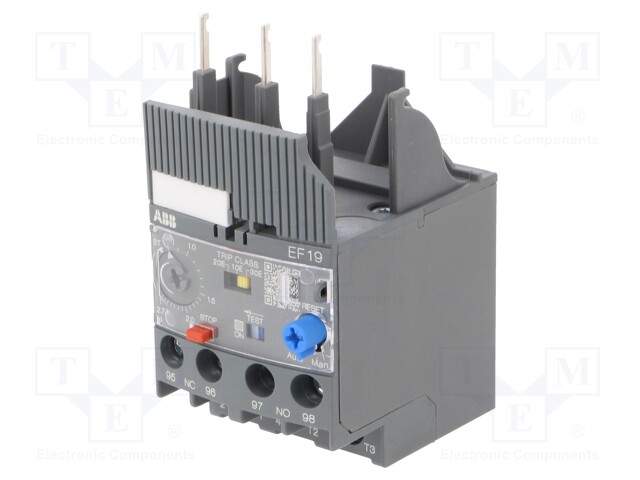 Thermal relay; Series: AF; Leads: screw terminals; 0.8÷2.7A