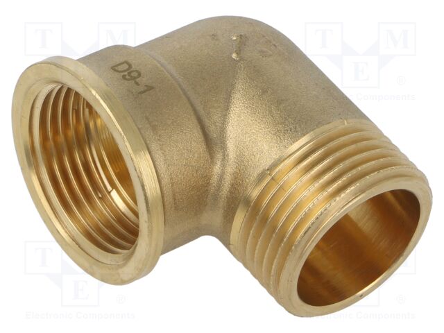 Male-female; max.6bar@<90°C,max.16bar@10°C÷30°C; brass CW617N