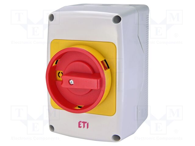 Switch: cam switch; Stabl.pos: 2; 32A; 0-1; in housing; Poles: 1