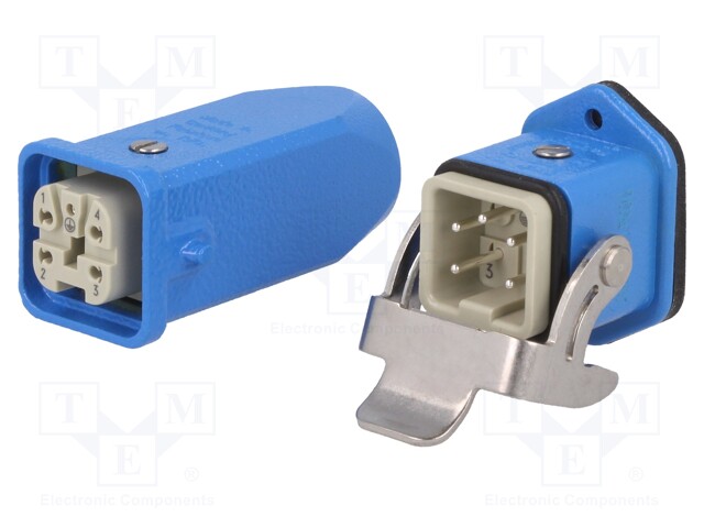 Connector: rectangular; male + female; plug + socket; Han Kit Ex