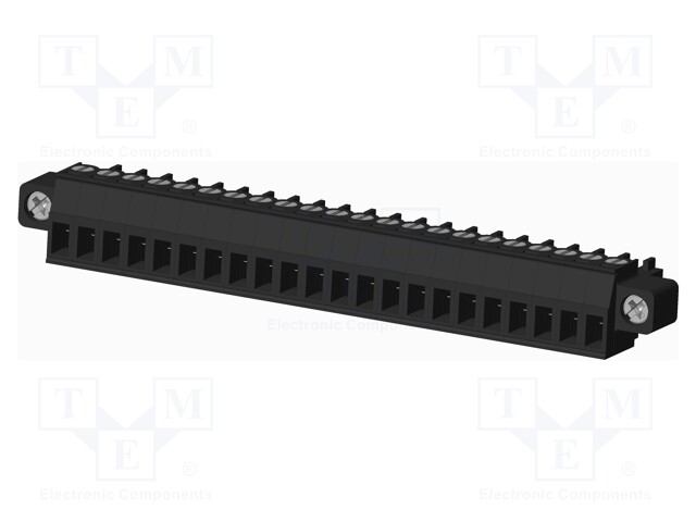Connector: pluggable terminal block; plug; female; straight; 300V
