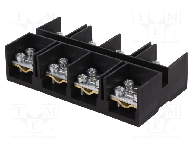 Terminal block; screw terminal; ways: 4; 35mm2; terminals: 8; 125A