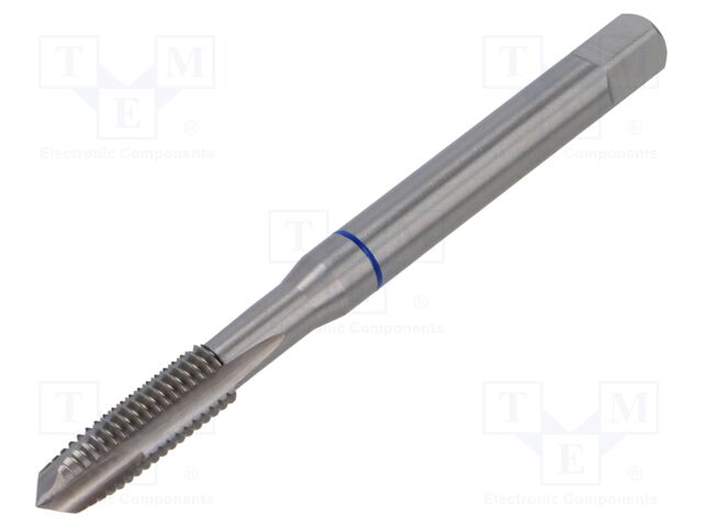 Tap; HSS-E; M8; 1.25; 90mm; to the through holes,stainless steel