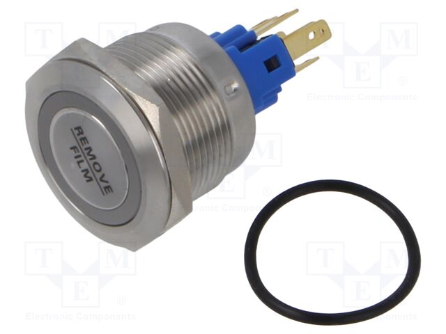 Switch: vandal resistant; Pos: 2; SPST NC + NO; 2A/48VDC; IP65