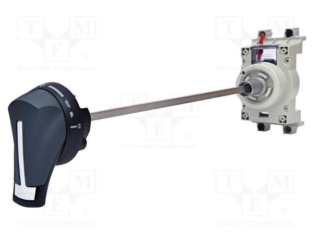Door handle; outside; black; EB2S 250,ED2S 250