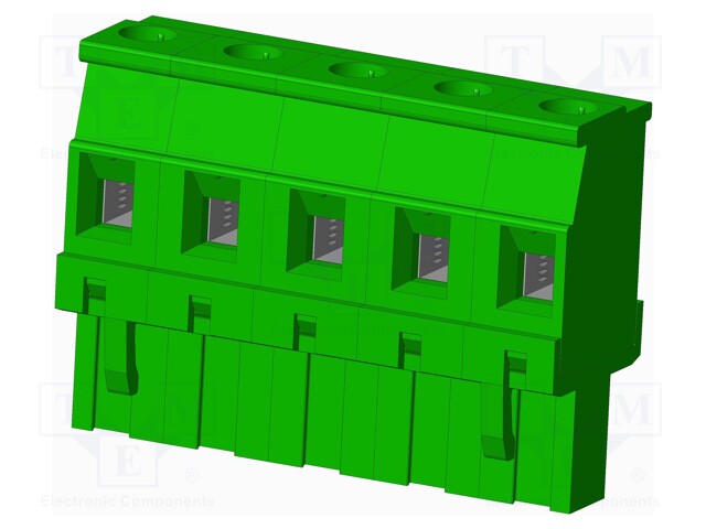 Connector: pluggable terminal block; plug; female; angled 90°