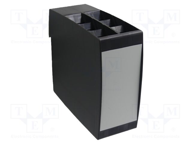 Enclosure: for DIN rail mounting; Y: 107mm; X: 45mm; Z: 120mm; grey