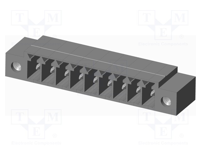 Connector: pluggable terminal block; socket; male; on PCBs