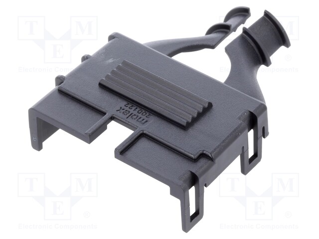 Cable hood and fastener; female; Mega-Fit; PIN: 12; Layout: 2x6