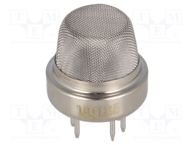 Sensor: gas; NH3,S2,benzene; Range: 10÷10000ppm; Series: MQ-135