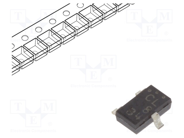 Transistor: NPN; bipolar; 30V; 700mA; 700mW; SOT23